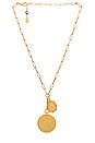 view 1 of 3 St. Christopher Necklace in Golden Glow