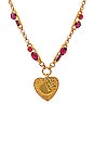 view 2 of 3 Halsey Necklace in Pink