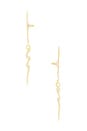 view 2 of 2 Levina Earrings in Gold