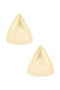 view 1 of 2 PENDIENTES ARCHIE in Gold