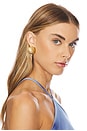 view 3 of 3 PENDIENTES JOELLE in Gold