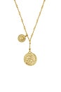 view 3 of 3 St. Michael Necklace in Gold