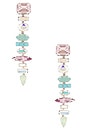 view 1 of 2 Starla Earrings in Pastel Mint
