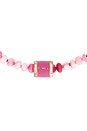 view 2 of 2 COLLAR CON COLGANTE DE CUENTAS CHROMA in Electric Pink