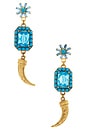 view 1 of 2 PENDIENTES LARGOS PETRA in Blue