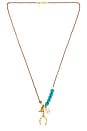 view 1 of 2 SAUTOIR PENDENTIF AVERY in Turquoise