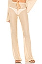 view 1 of 4 PANTALÓN LARA in Tan Lace