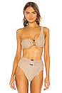 view 1 of 4 HAUT DE MAILLOT DE BAIN HAYDEN in Taupe