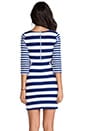 view 4 of 6 Courtney Striped Dress in Sapphire