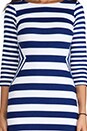 view 5 of 6 Courtney Striped Dress in Sapphire