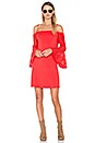 view 1 of 3 Annalia Dress in Tango Red