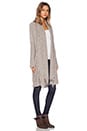 view 2 of 3 Yuma Long Cardigan in Oatmeal