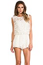 view 1 of 6 Jaime Lace Romper in Natural
