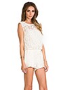 view 3 of 6 Jaime Lace Romper in Natural