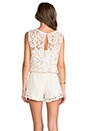 view 4 of 6 Jaime Lace Romper in Natural