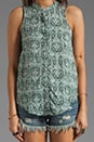 view 3 of 4 Kasbah Paisley Tank in Black