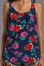 view 3 of 4 Rose Garden Tank in Navy