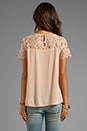 view 3 of 5 Victoria Short Sleeve Top in Blush