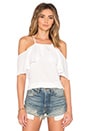 view 1 of 3 Stella Cold Shoulder Top in White