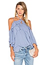 view 1 of 4 TOP COLD SHOULDER STELLA in Periwinkle