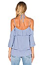 view 3 of 4 TOP COLD SHOULDER STELLA in Periwinkle