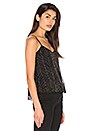 view 2 of 4 Frances Beaded Mesh Cami in Black