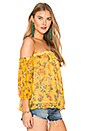 view 2 of 4 Poetic Garden Top in Mustard