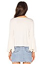 view 3 of 4 Bell Sleeve Top in Natural