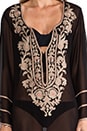view 5 of 5 Belle Floral Tunic in Black