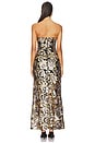 view 4 of 5 Celeste Gown in Black Gold