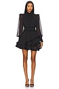 view 1 of 4 МИНИ ПЛАТЬЕ MOSS in Black