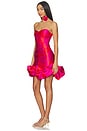 view 3 of 4 Eloise Mini Dress in Red & Fuchsia