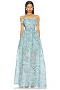 view 1 of 5 Faye Gown in Blue Multi