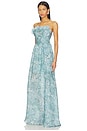 view 4 of 5 Faye Gown in Blue Multi