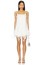 view 1 of 4 Rina Shift Mini Dress in White