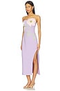 view 3 of 4 Hope Midi Dress in Pastel Purple