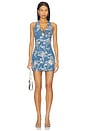 view 1 of 4 Ivena Mini Dress in Mid Blue