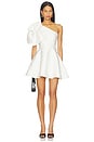 view 1 of 4 Saffron Asym Mini Dress in White
