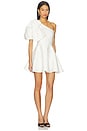 view 2 of 4 Saffron Asym Mini Dress in White