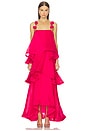view 1 of 3 Thalia Gown in Cerise