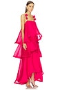 view 2 of 3 Thalia Gown in Cerise
