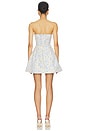 view 4 of 4 Floralie Strapless Mini Dress in Blue Multi