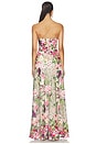 view 4 of 5 Flora Gown in Nude Multi Floral