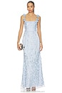 view 1 of 5 Rina Gown in Baby Blue