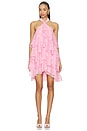 view 1 of 3 Poppy Tiered Mini Dress in Pink