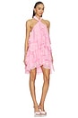 view 2 of 3 Poppy Tiered Mini Dress in Pink