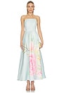 view 1 of 3 VESTIDO HARPER in Baby Blue Floral