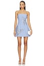 view 1 of 5 MIRA STRAPLESS 원피스 in Blue