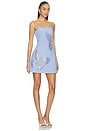 view 2 of 5 MIRA STRAPLESS 원피스 in Blue