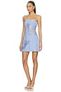 view 3 of 5 MIRA STRAPLESS 원피스 in Blue